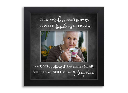 Loss of loved one bereavement picture frame, 8x8 Picture Frame MatboardMemories   